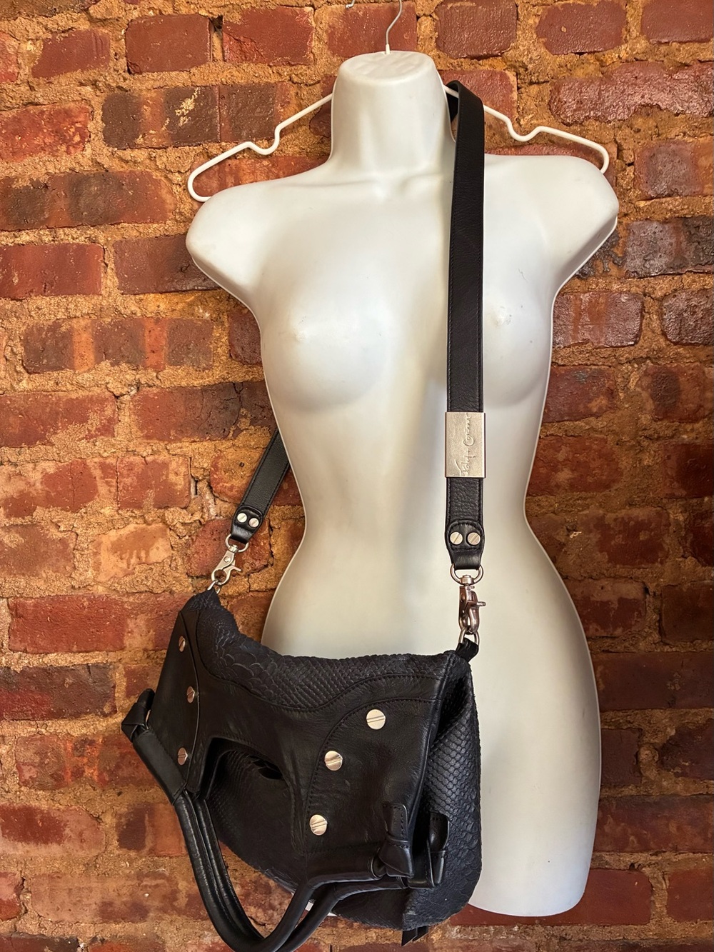 Foley + Corinna City Tote Black Leather Shoulder Bag